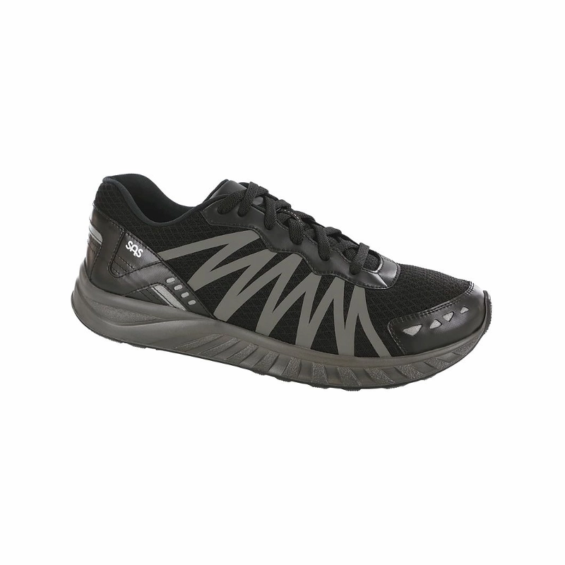 Walking Vibe SAS Men's Pursuit Sneakers Black/Gray