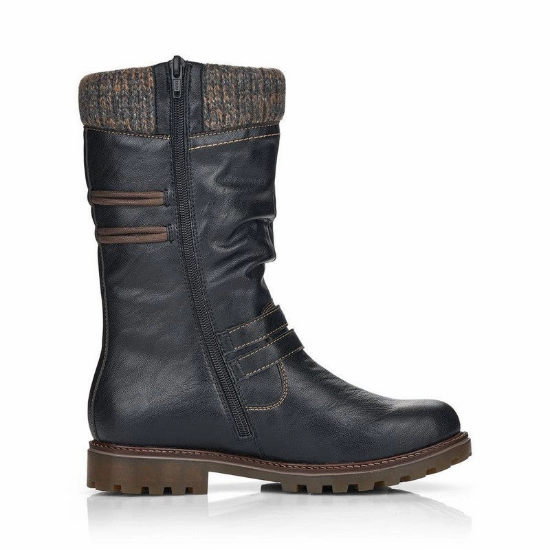 Remonte Women's Samira Boots Black city commute Daily Essentials