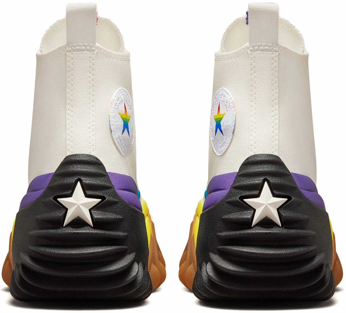 Breathable Dual Tone Converse Run Star Motion Platform Pride
