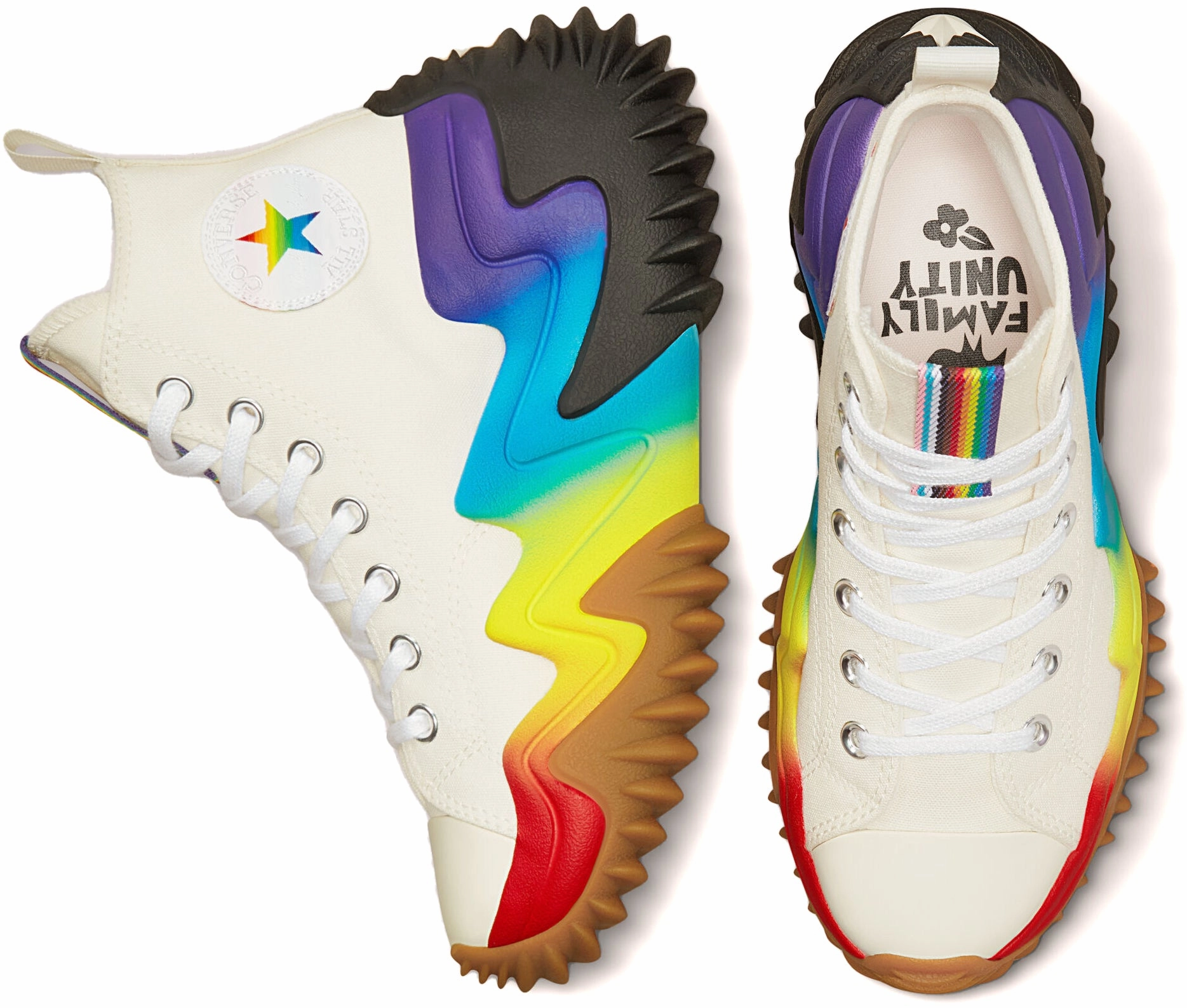 Converse Run Star Motion Platform Pride Airy Design