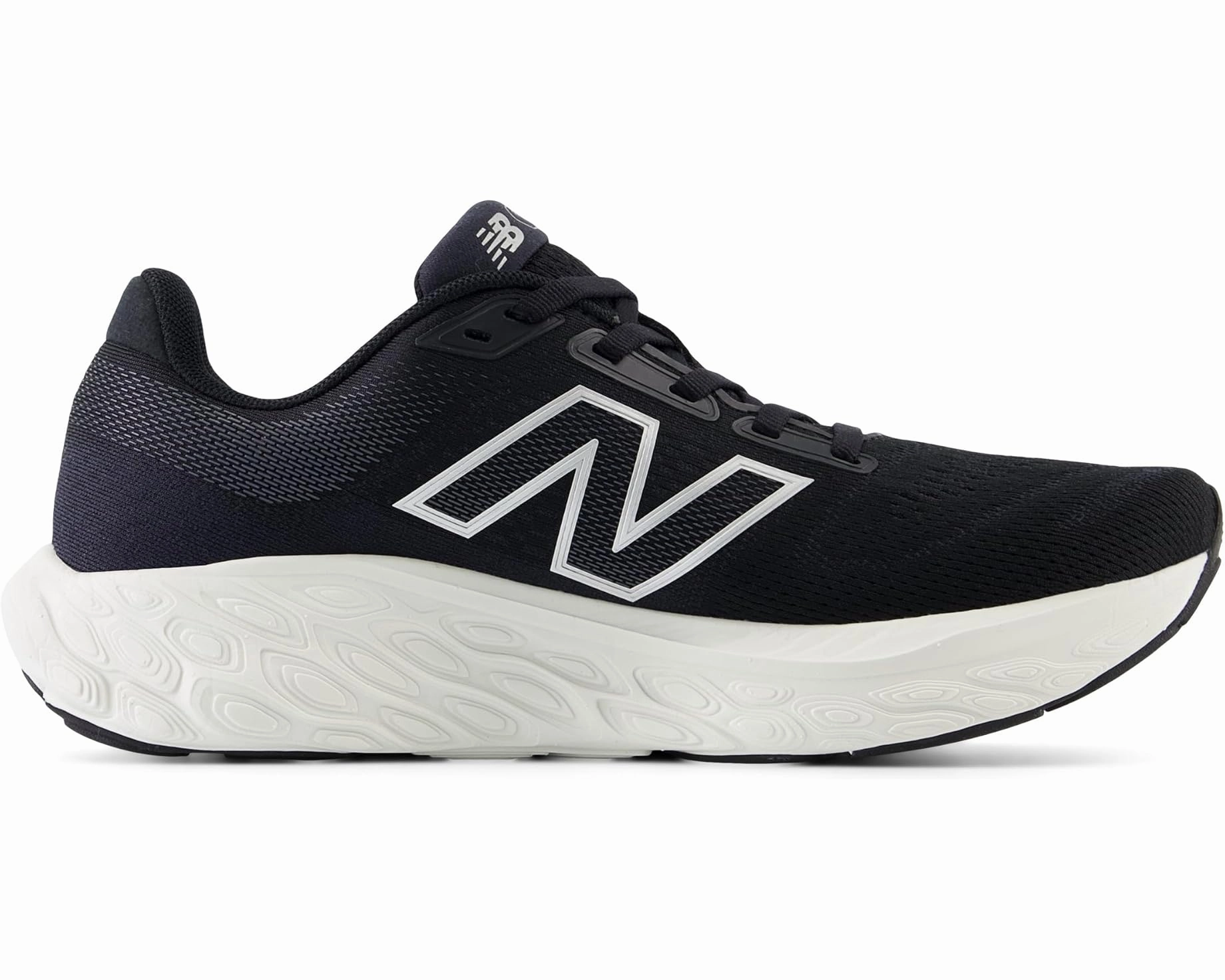 New Balance Men's Fresh Foam X 880v14 Running Shoes Black/White Chic Fit Shock Absorbing