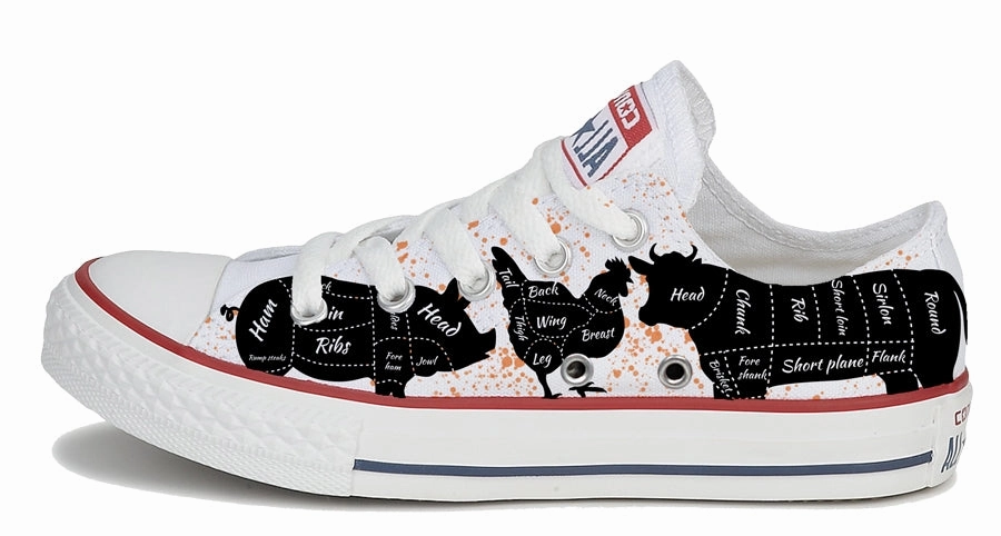 Baggins Original Low Top Girls Can Grill White Water Edge Stage Glow