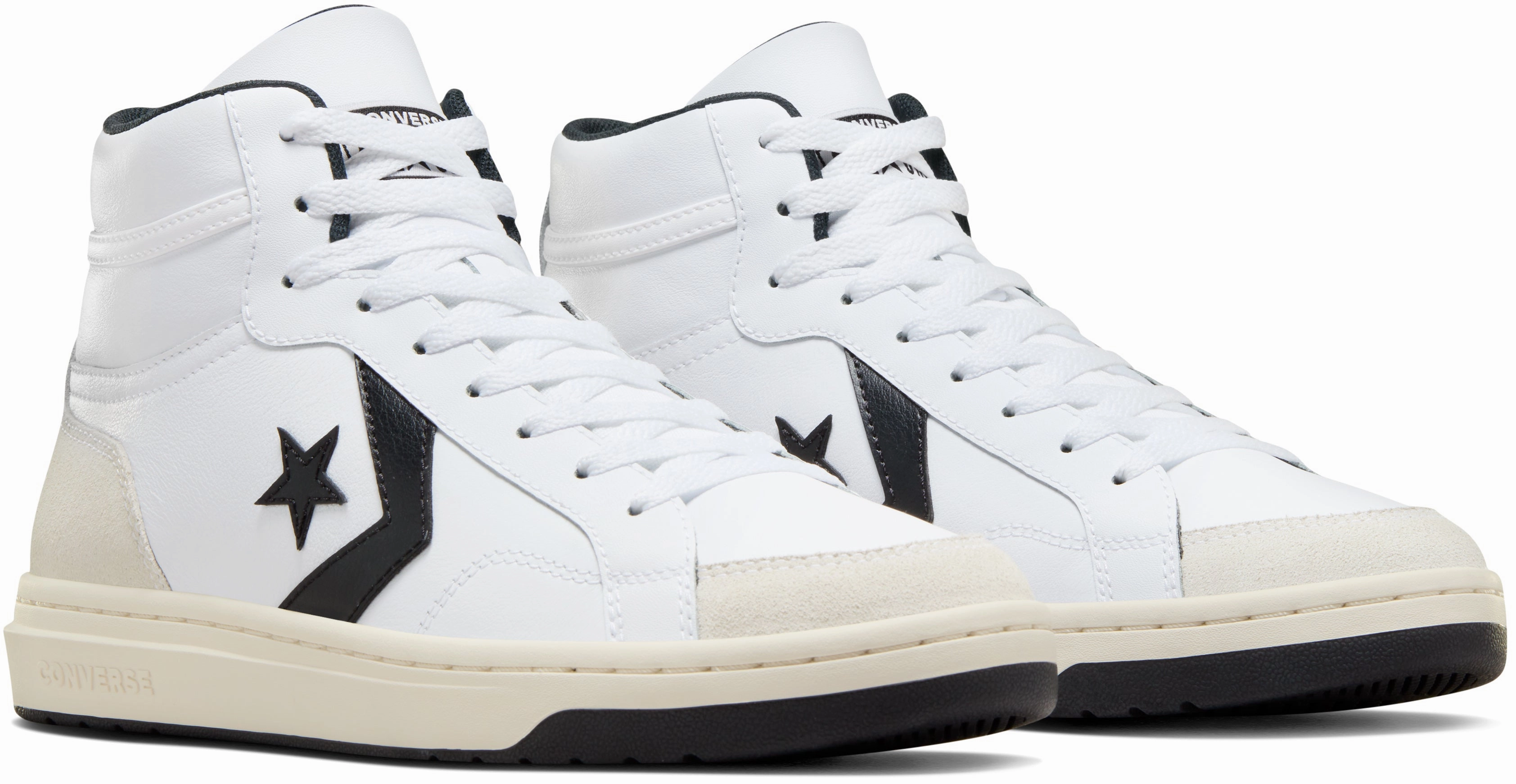 Converse Chuck Taylor All Star Mid Top Pro Blaze Classic White Breathable mesh