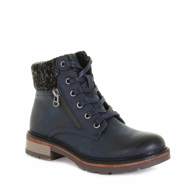 Wanderlust Women's Amy Waterproof Boots Navy Rain Adventure