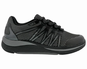 Hyperbolic Logging Cage Drew Women's Balance Sneaker Black Mesh Combo