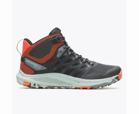 Merrell Men's Nova 3 Mid GORE-TEX? Black/Tangerine Business Meeting midsole