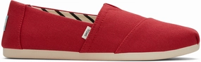 Women's Alpargata Classic - Red Canvas Comfortable fit Active Footwear