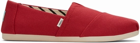 Women's Alpargata Classic - Red Canvas Comfortable fit Active Footwear