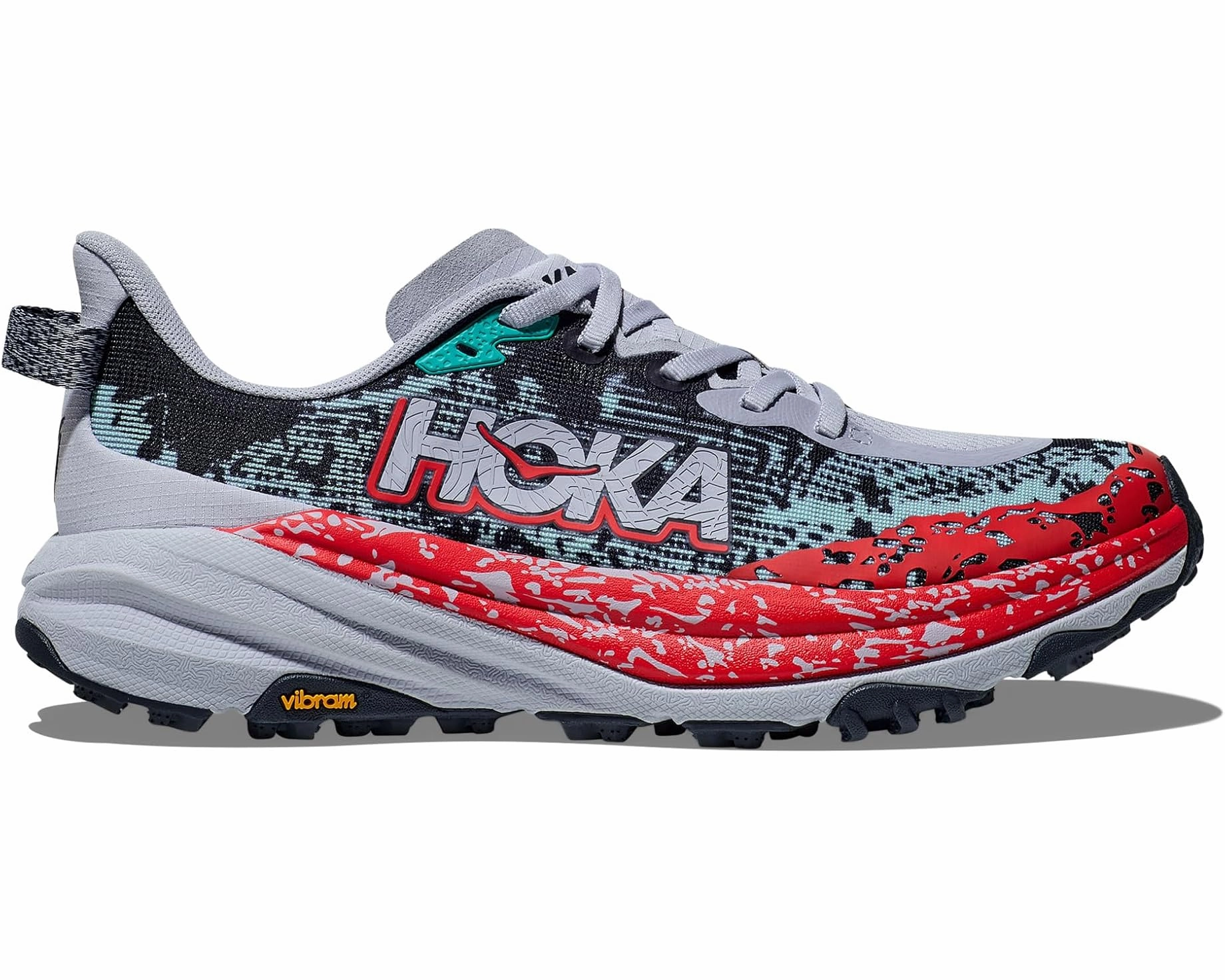 Soft Footbed Hoka one one Women's Speedgoat 6 Sneakers Gull/Stormy Skies