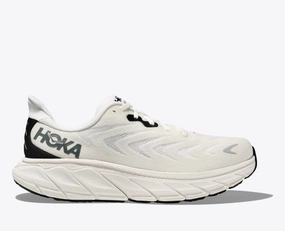 Comfort sole Cool Vibes HOKA One One Men's Arahi 6 Sneaker Blanc de Blanc/Steel Wool