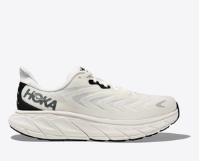 Comfort sole Cool Vibes HOKA One One Men's Arahi 6 Sneaker Blanc de Blanc/Steel Wool