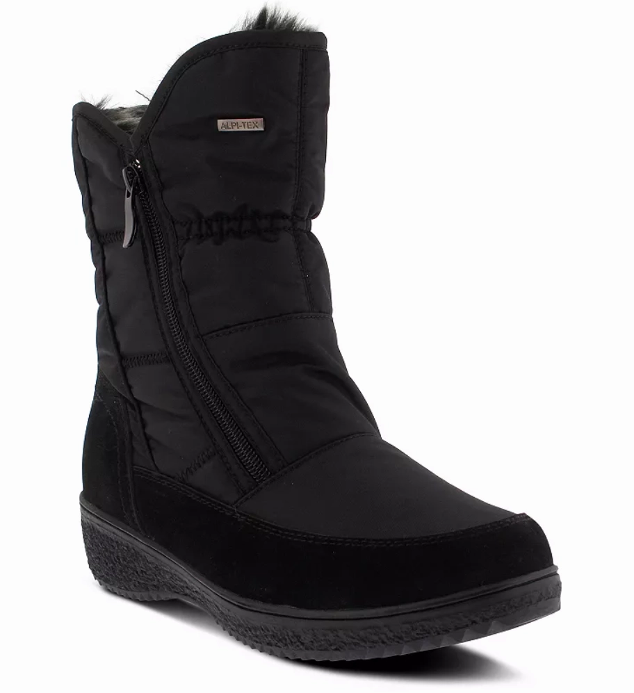 Spring Step Flexus Women's Ernestina Waterproof Winter Boots Black Quality Wear