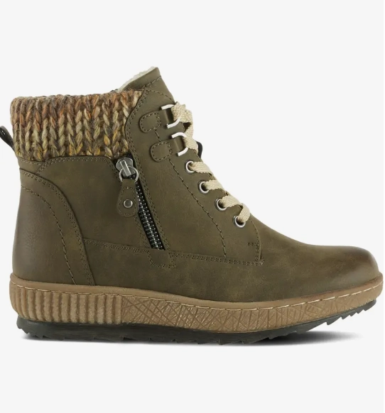 High Quality Leather Spring Step Women's Relife Karlene Booties