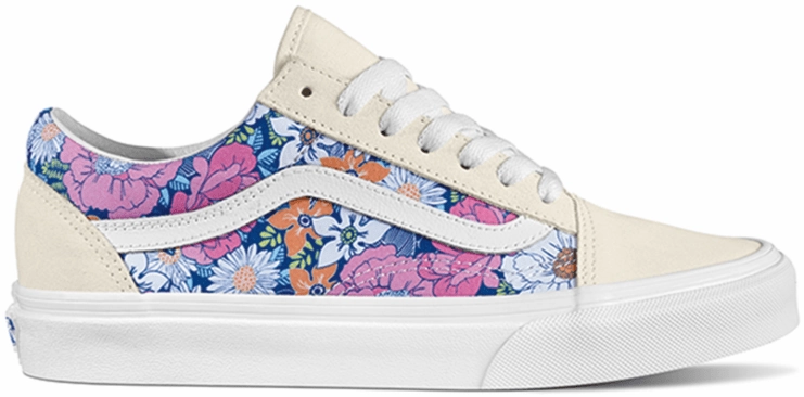 Show Stage Vans Old Skool Retro Floral Multi/True White