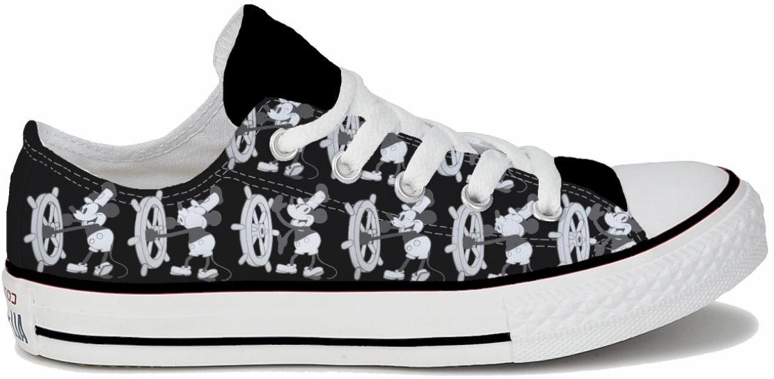 Autumn Cool Baggins Original Low Top Steamboat Willie