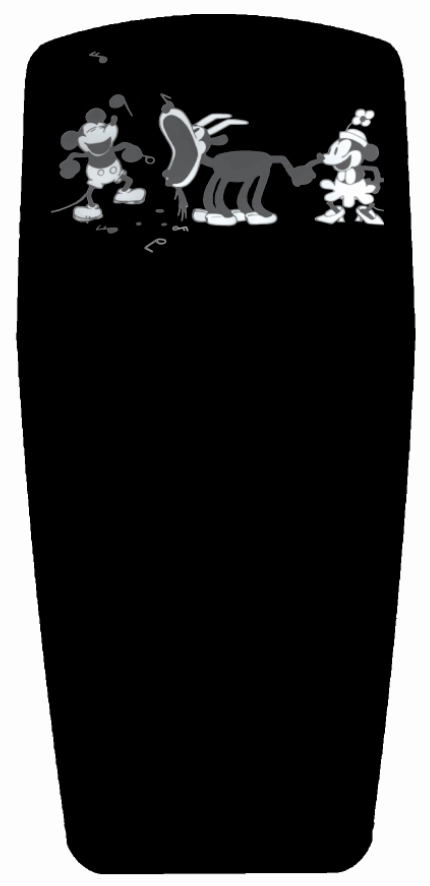 Baggins Original Low Top Steamboat Willie Smooth Soles Long Walk