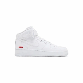 Nike Air Force 1 Mid Supreme White Low Top Comfortable