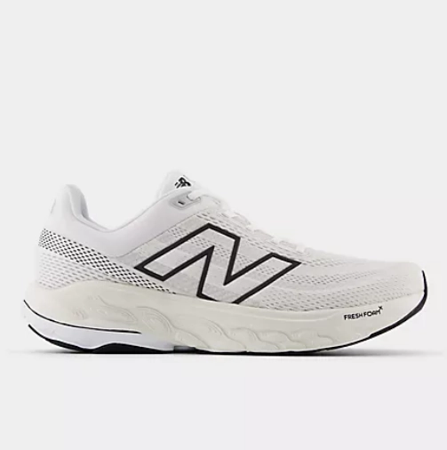New Balance Women's Fresh Foam X 860v14 White with Sea Salt and Black On The Go