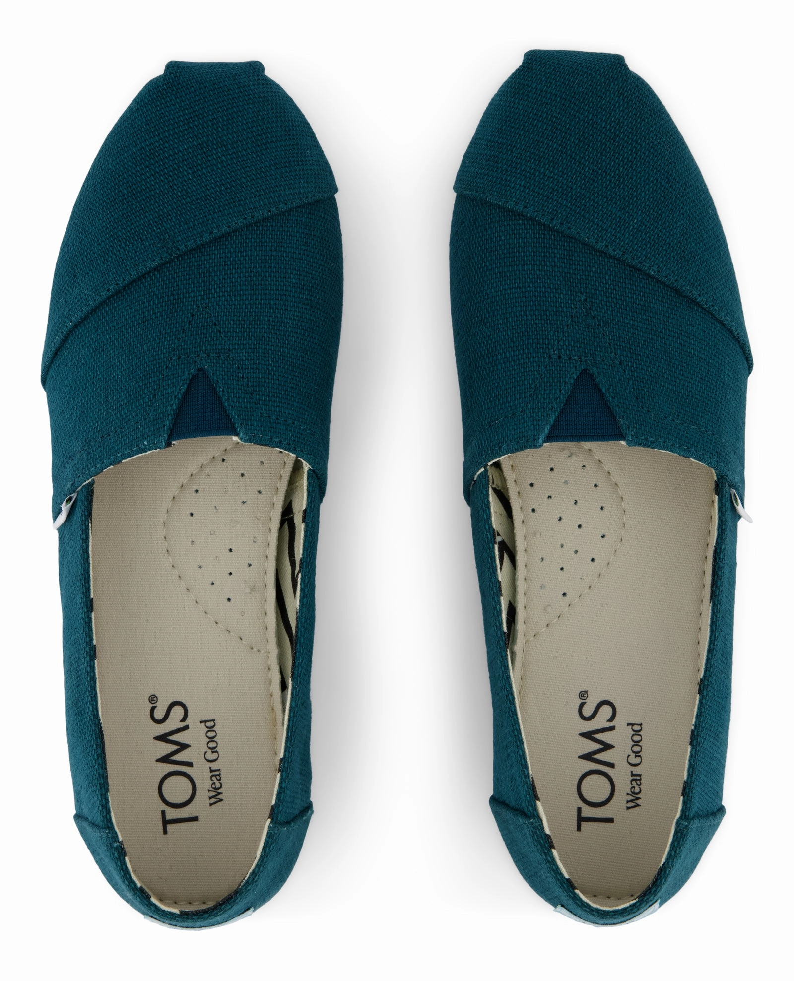 Women's Alpargata Classic - Dark Teal Canvas Relaxed Shoes