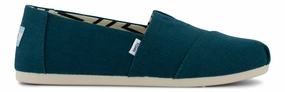 Women's Alpargata Classic - Dark Teal Canvas Adaptive Fit