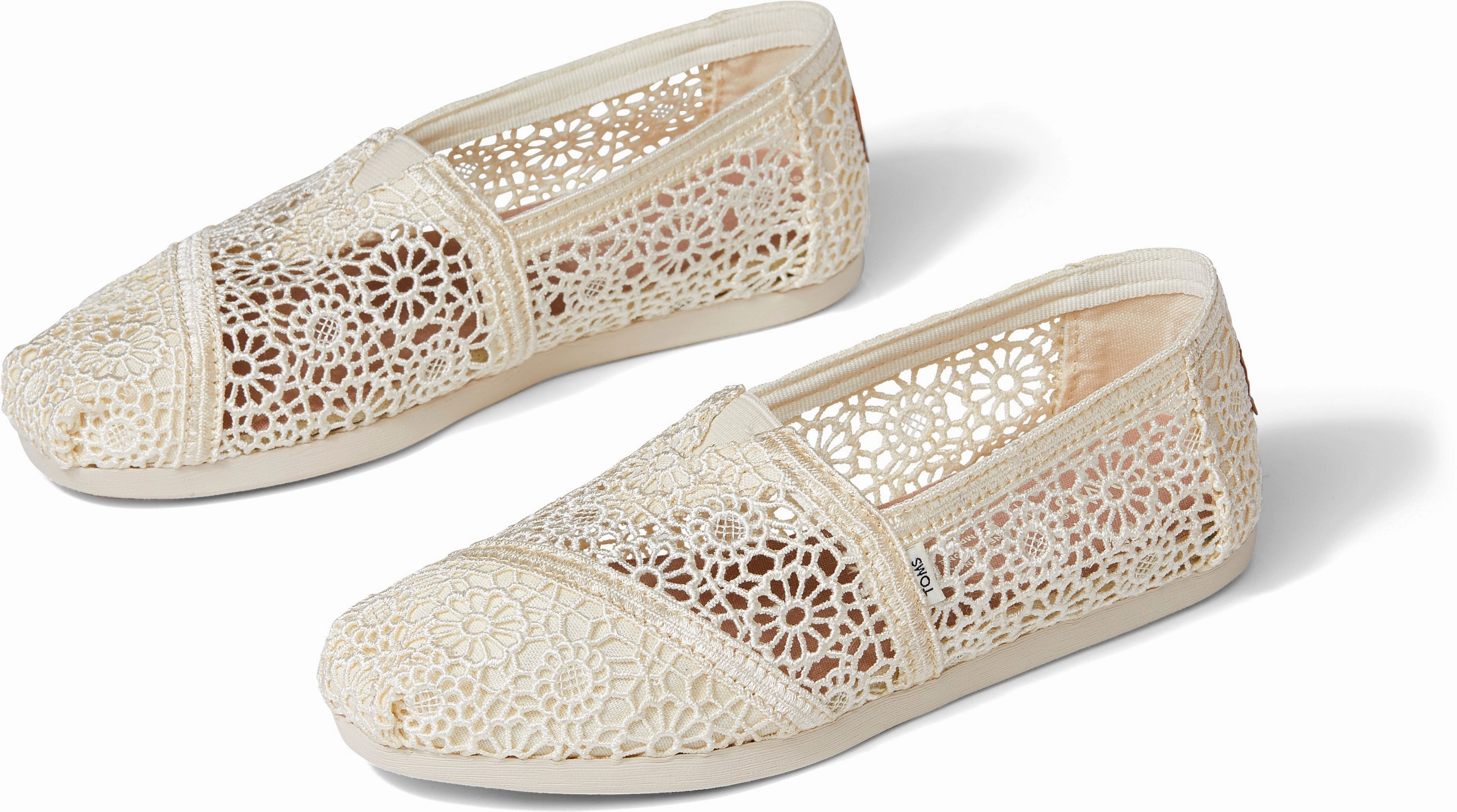 Women's Alpargata Classic - Natural Moroccan Crochet Slip Ready weekend shoes