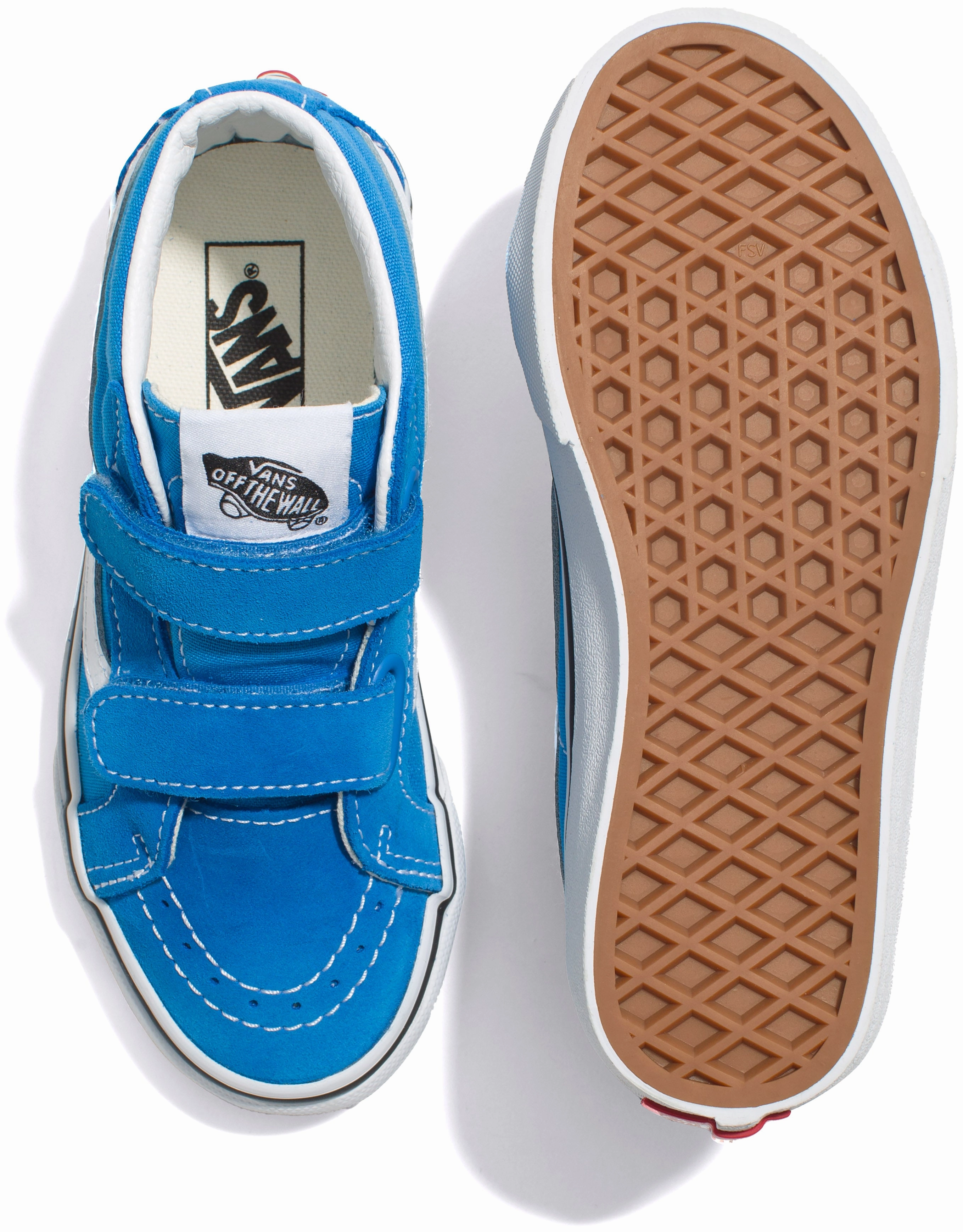 Primary - school - sized shoes Teen - sized shoes Vans Kids Sk8-Mid Reissue V Brilliant Blue