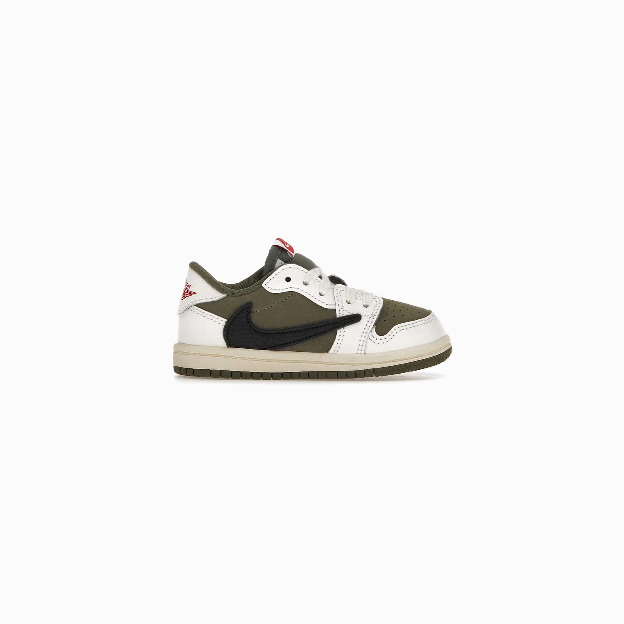 Jordan 1 Retro Low OG SP Travis Scott Medium Olive (TD) Shock Absorption Soles