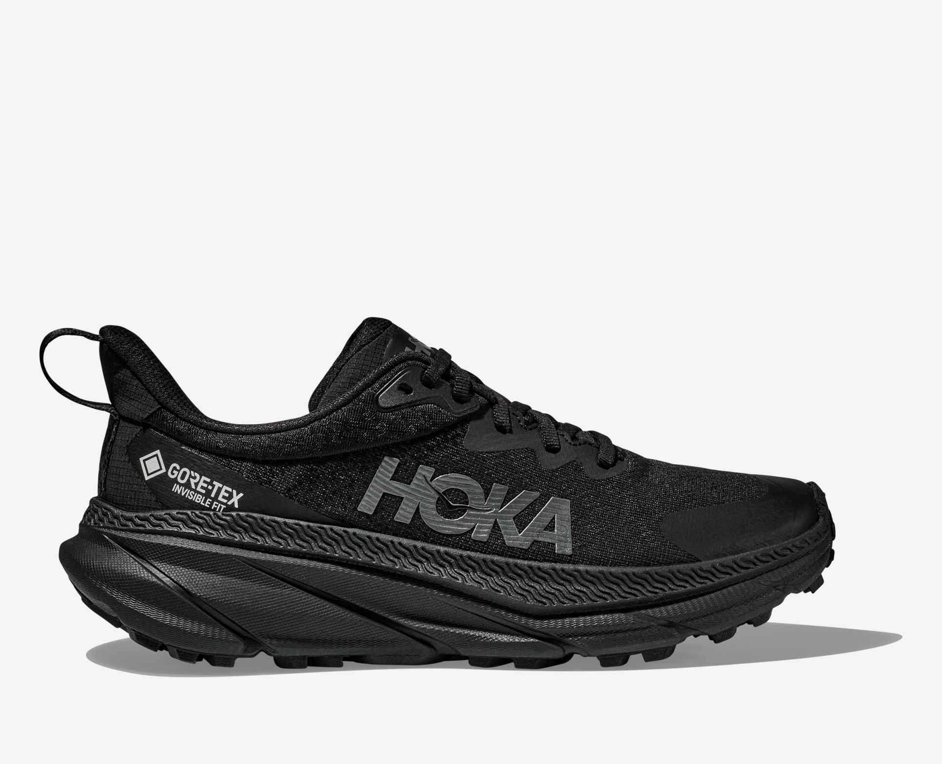 Hoka One One Women's Challenger 7 GTX Trail Running Shoe Black/Black Versatile Look