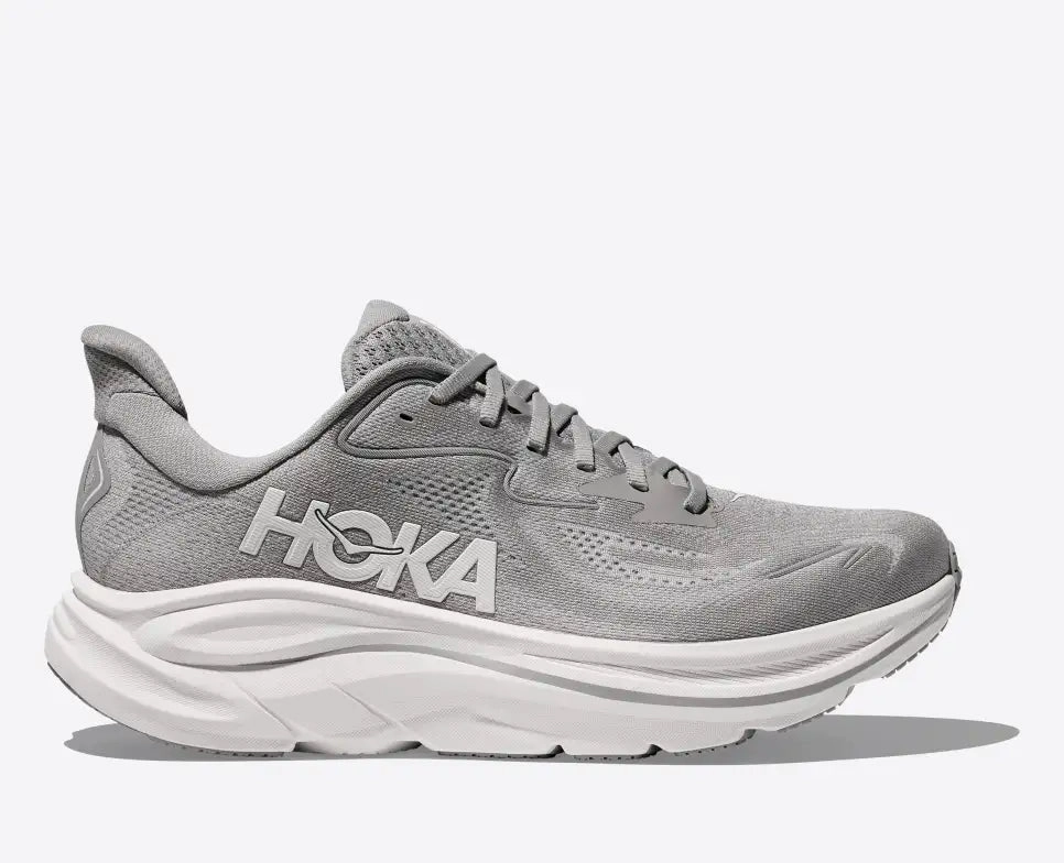 Hoka One One Men's Clifton 10 Sneaker Stellar Grey / Stardust Agile Movement Maximum arch