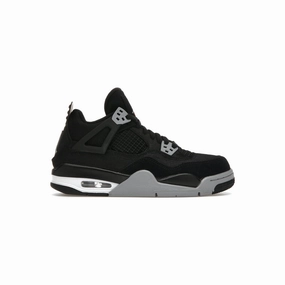 Air Flow Ventilated Sides Jordan 4 Retro Black Canvas (GS)
