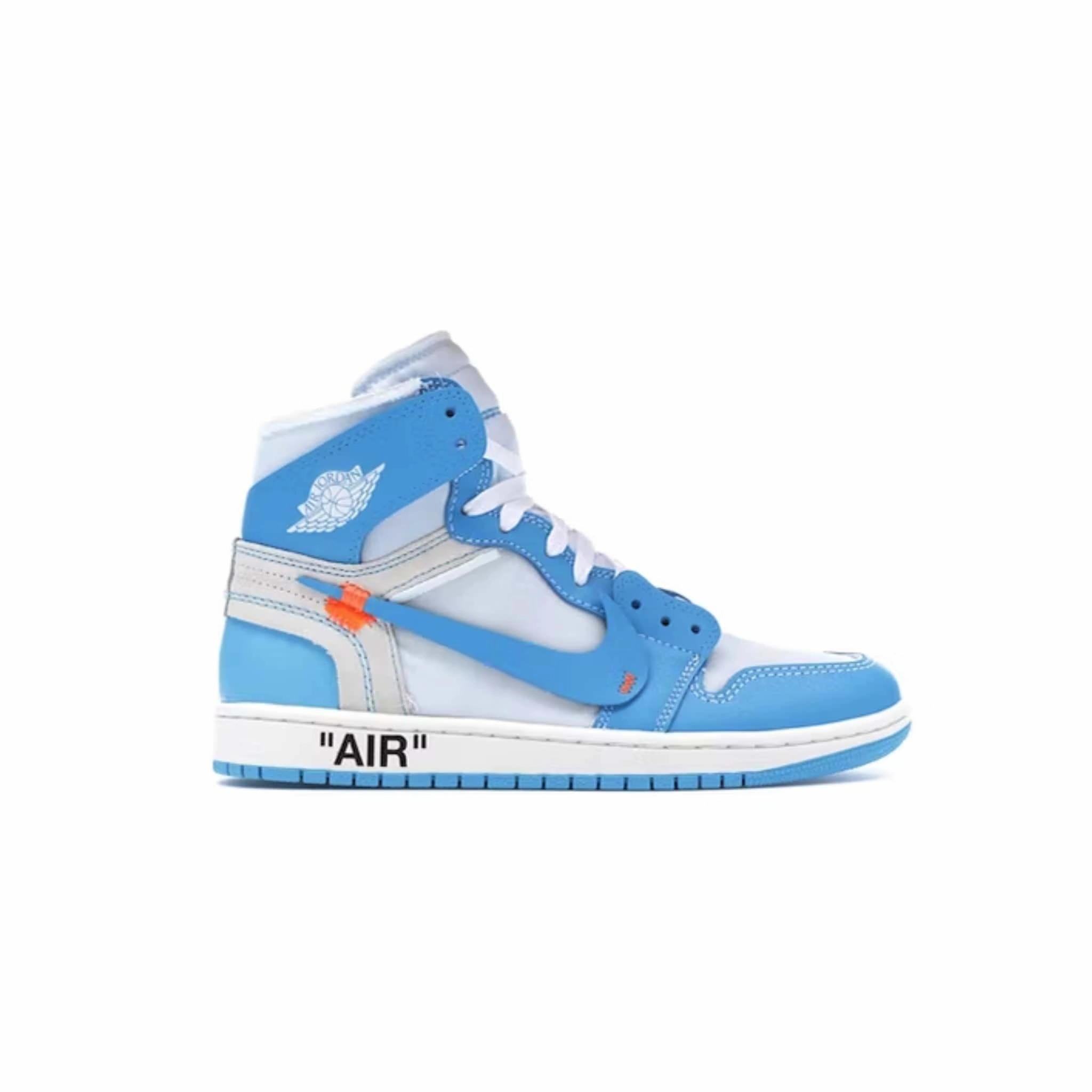 Jordan 1 Retro High Off-White University Blue Tropic Mode