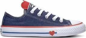 Converse Kid's Chuck Taylor All Star Low Top Navy/Enamel Red/Blue Rich Jewel Cactus Cool