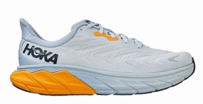 HOKA One One Men's Arahi 6 Sneaker Plein Air/ Blue Fog Luxe cushioning urban walks