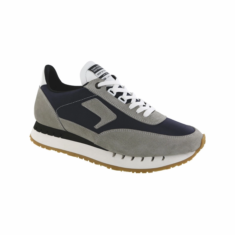 SAS Men's 7eventy6ix-Y Sneaker Stone Blue AdjustableFit