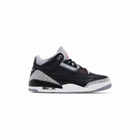 Jordan 3 Retro Black Cement (2024) (GS) Secure stability Minimalist Aesthetic