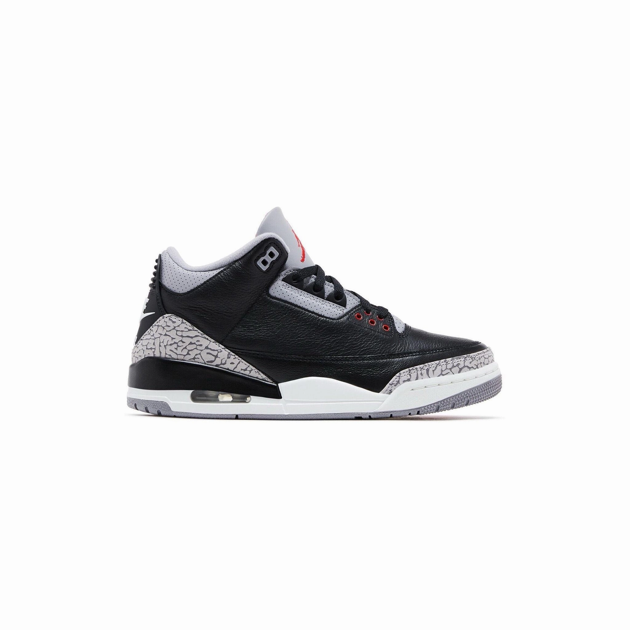 Jordan 3 Retro Black Cement (2024) (GS) Secure stability Minimalist Aesthetic