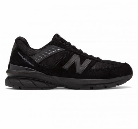 New Balance Men's 990v5 Black/Black Quick Drying Technology Sleek Design