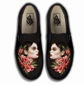 Court Fast Comfort Midsole Baggins Original Classic Slip-On Tattoo Zoo Luna Milly Portrait