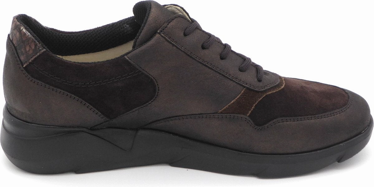 Waldlaufer Women's K-Funky Sneaker Bronze Flexible Midsole Shank