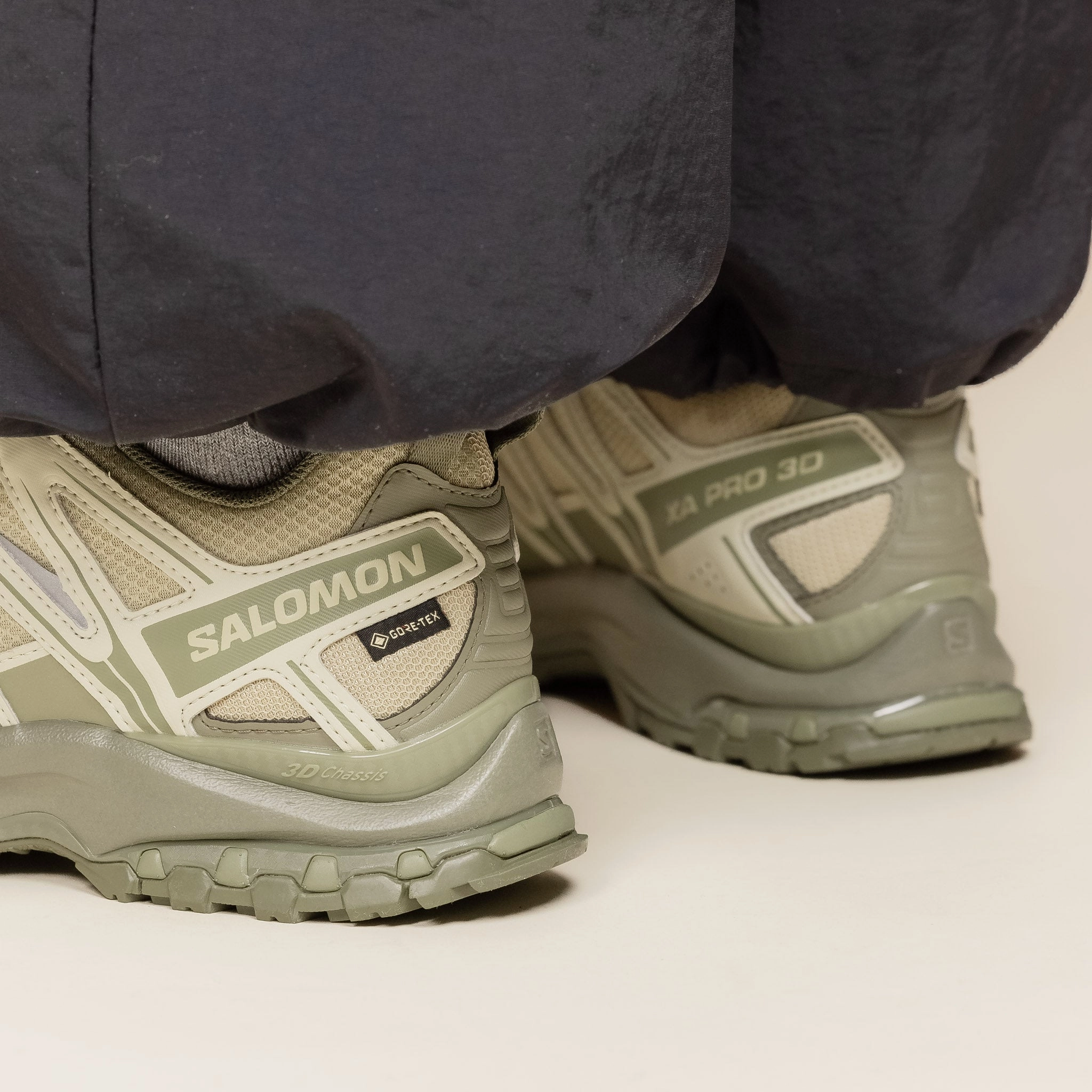 Salomon - XA Pro 3D Gore-Tex - Gray Green / Alfalfa / Deep Lichen Green Natural Grip Altitude Trek