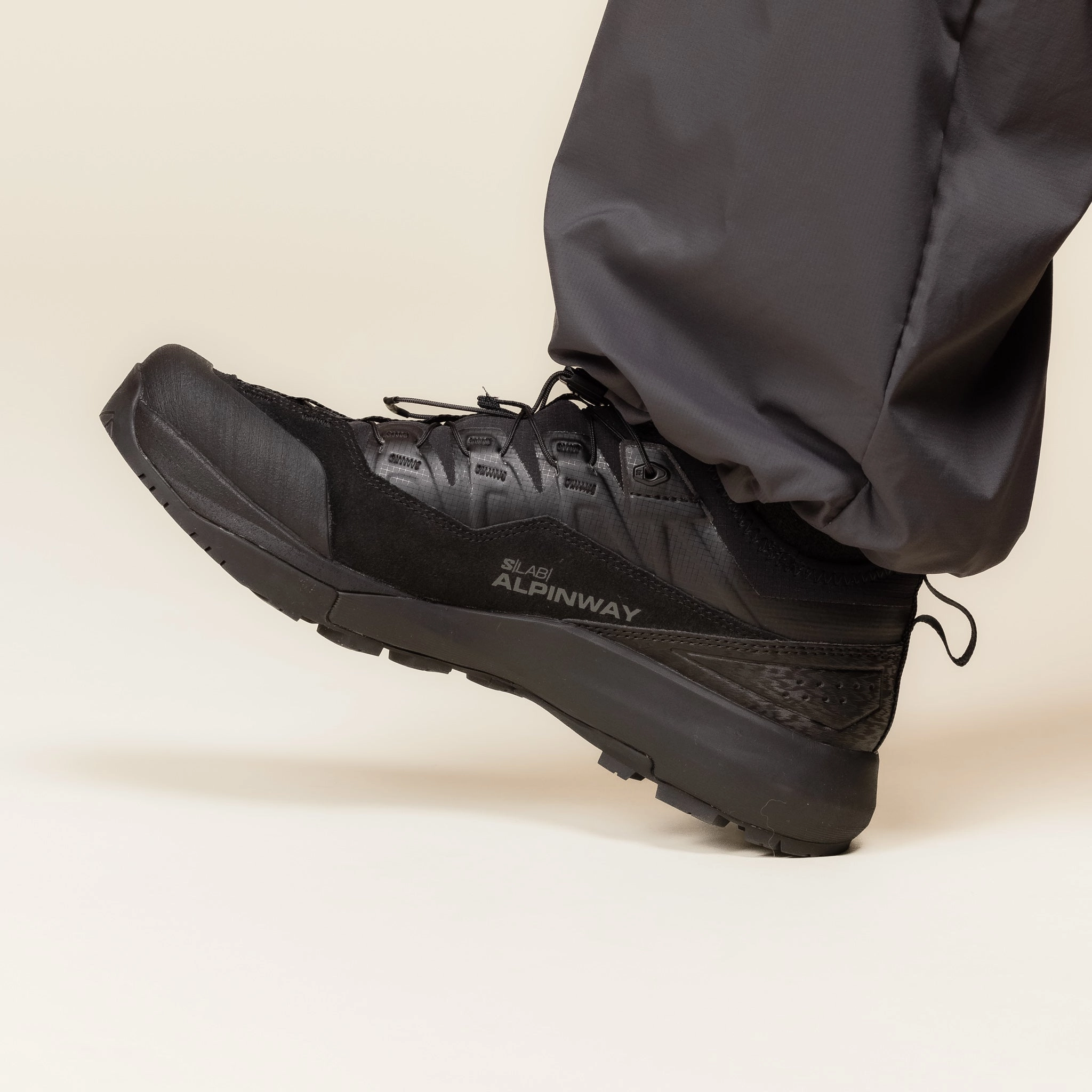 Salomon Advanced - Alpinway Advanced - Black / Asphalt Woodland Walk