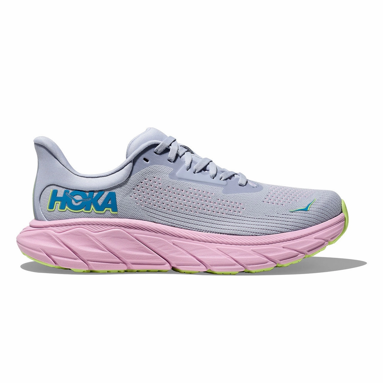 functionality Abrasion Resistant Mesh Hoka One One Womens Arahi 7 Gull/Pink Twilight