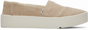 Comfort Walk Slip Air Cushion Verona Slip-On Sneaker - Natural Undyed Heritage Canvas