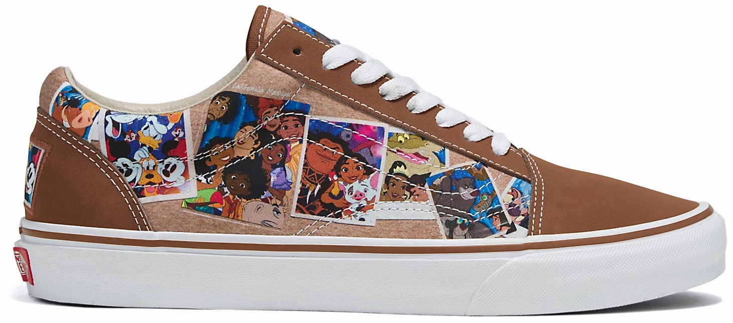 Vans Old Skool Disney 100 Scrapbook Multi Path Free Suede Soft