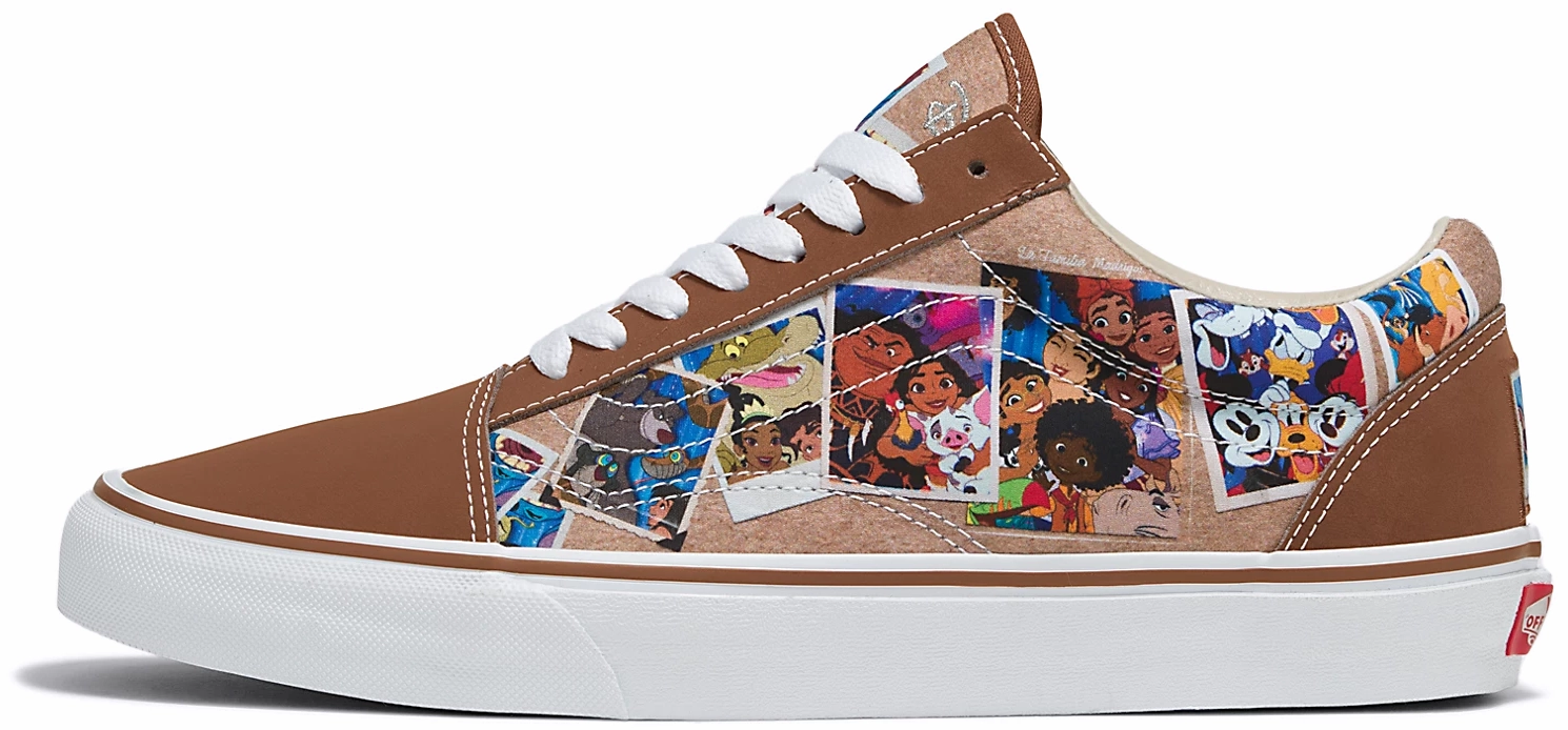 Vans Old Skool Disney 100 Scrapbook Multi Pond Walk