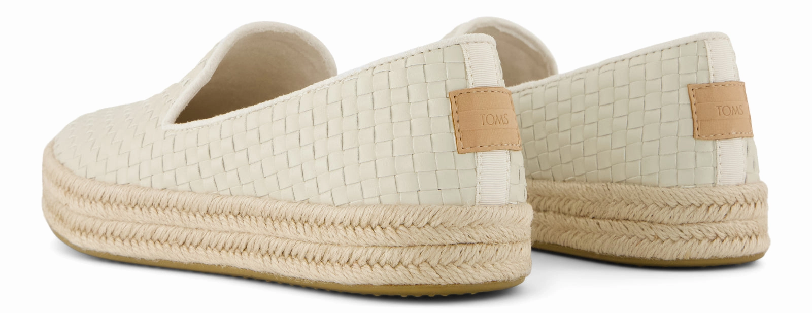 Footwear Fit Carolina Espadrille - Light Sand Woven Basket