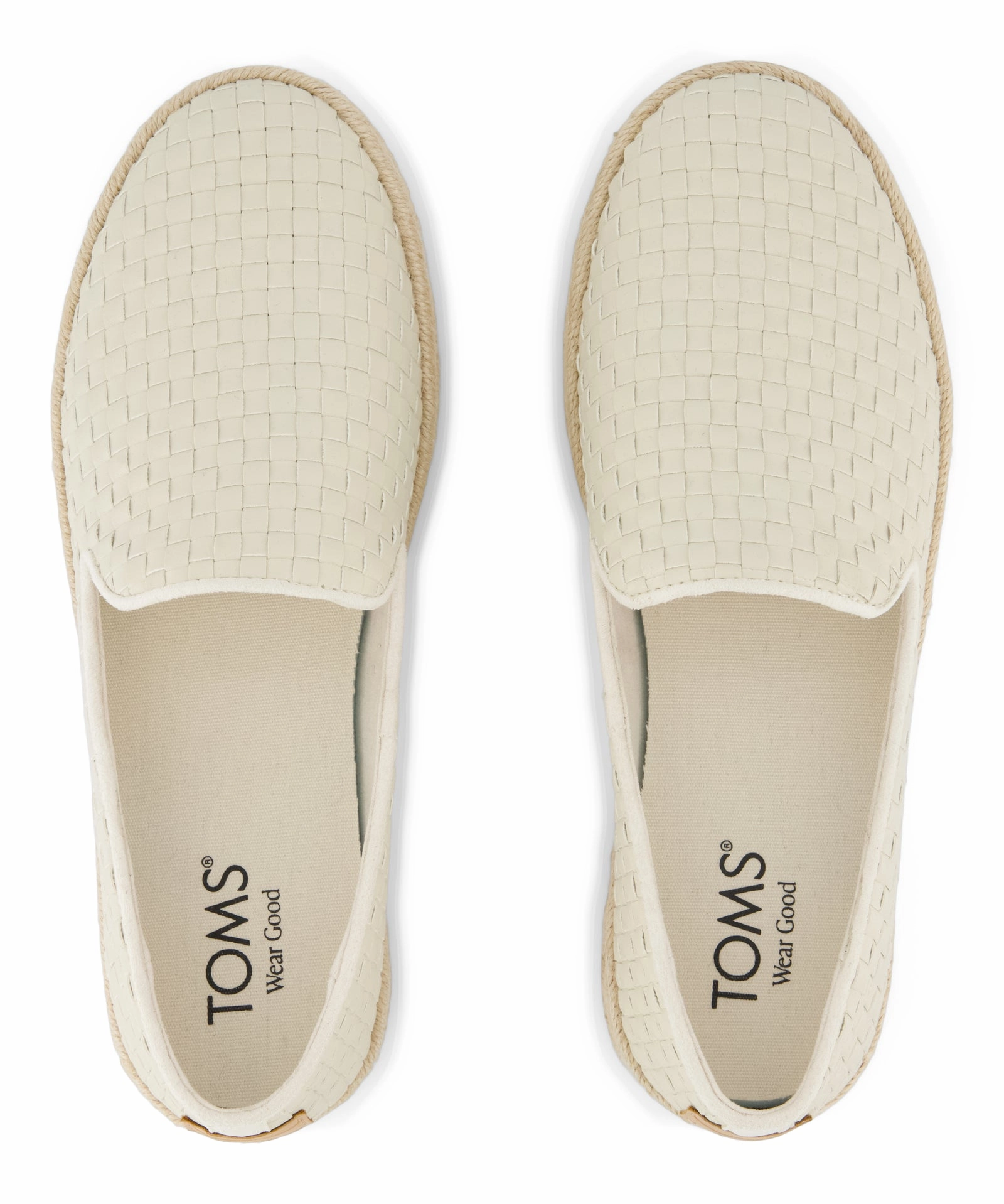 Timeless Ease Simple Slip Carolina Espadrille - Light Sand Woven Basket