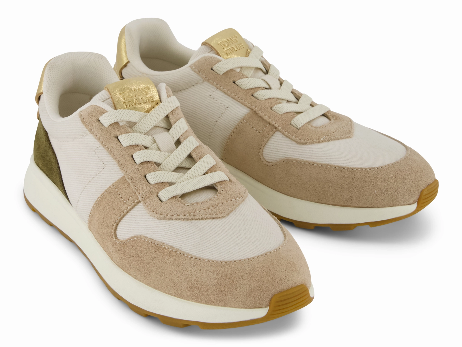 TRVL Lite Retro Sneaker - Oatmeal Multi Slip Into Ease Quick Step On