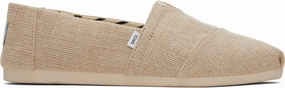 Men's Alpargata Classic - Natural Undyed Canvas Lightweight Slip On Effortless Motion