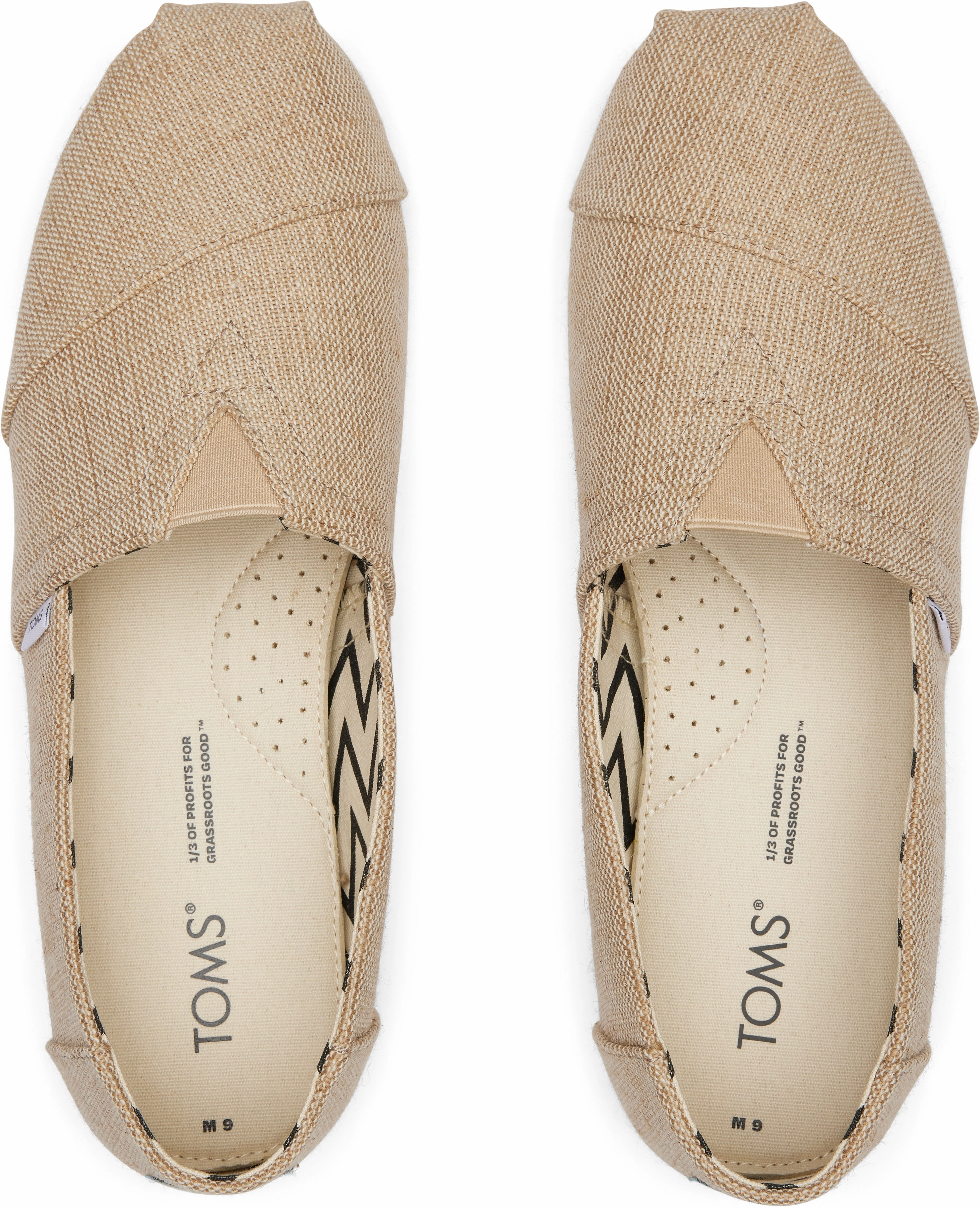 Chill Vibes Men's Alpargata Classic - Natural Undyed Canvas